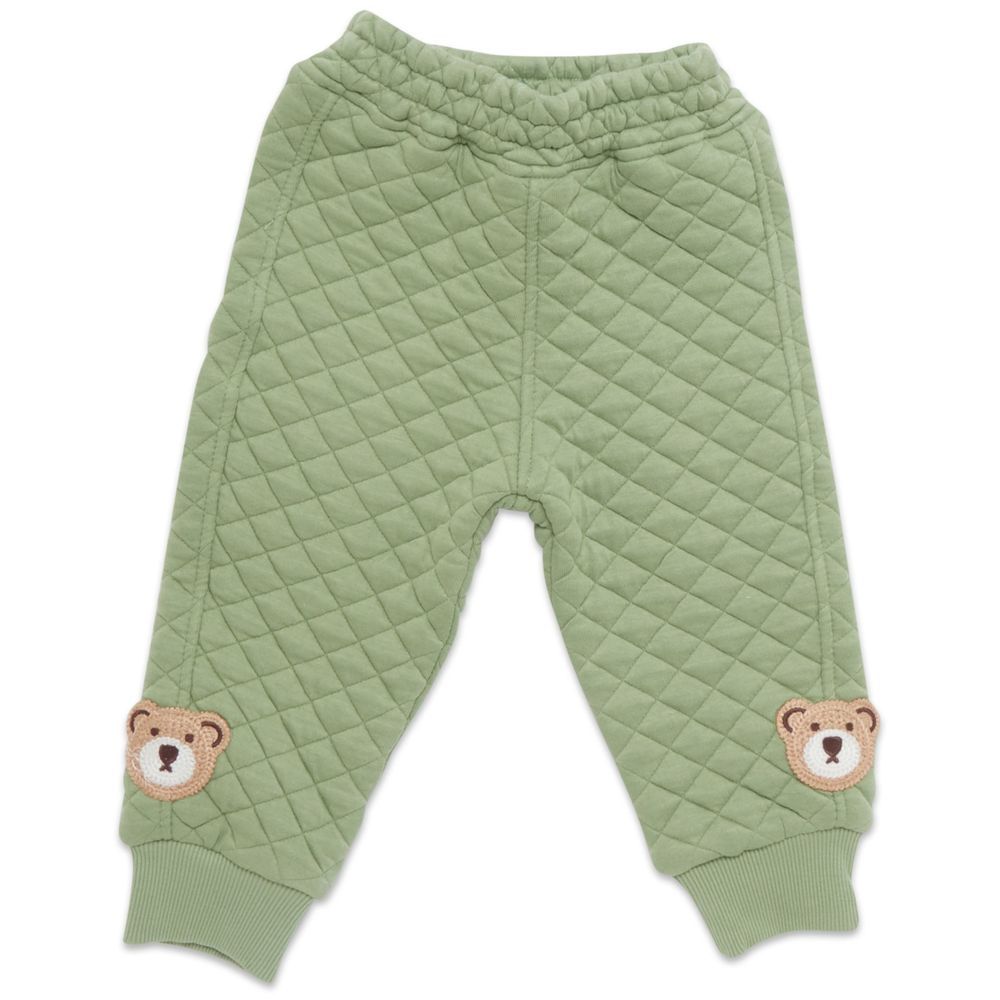 Little Kangaroos - Baby Boy Elasticated Joggers - Pista