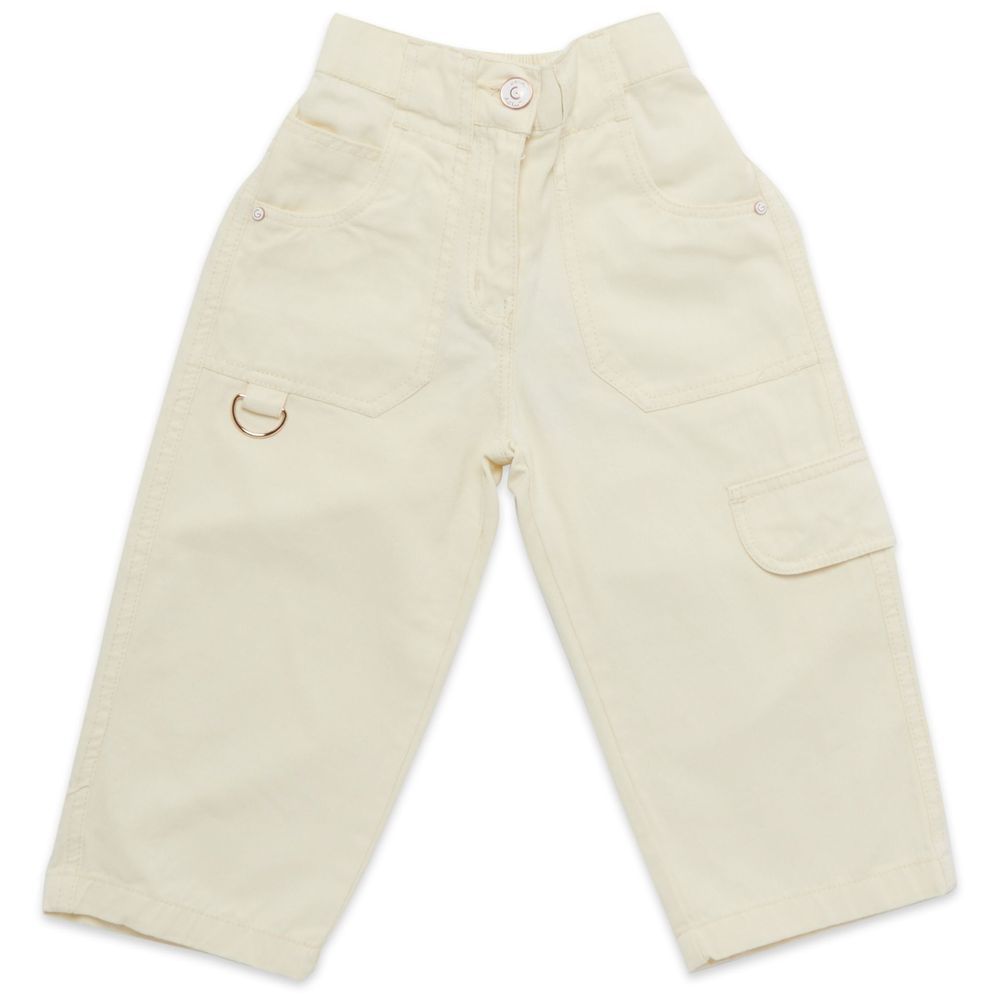 Little Kangaroos - Semi Elasticated Cargo Pants - Beige