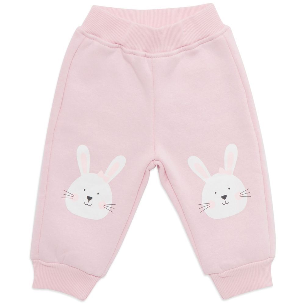 Little Kangaroos - Elasticated Joggers - Baby Pink