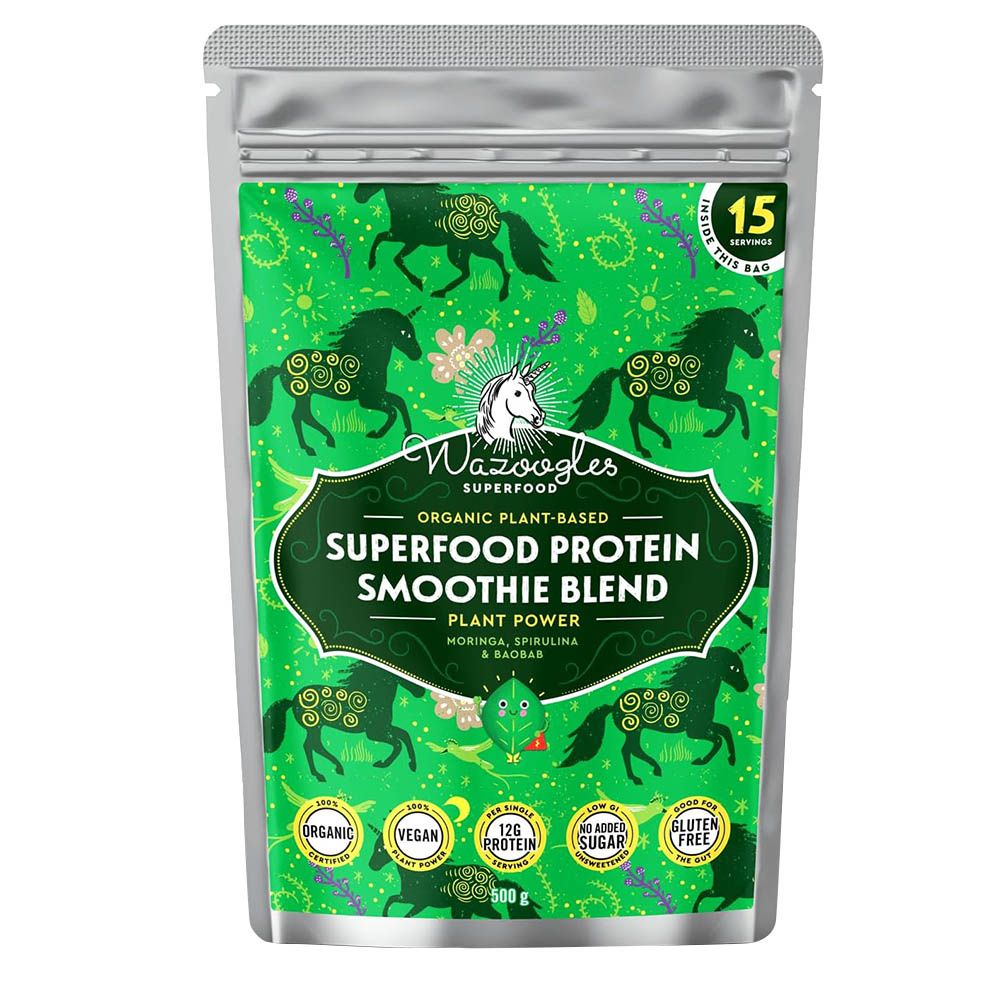 Wazoogles Superfood - Protein Smoothie Blend - Plant Power - 500g