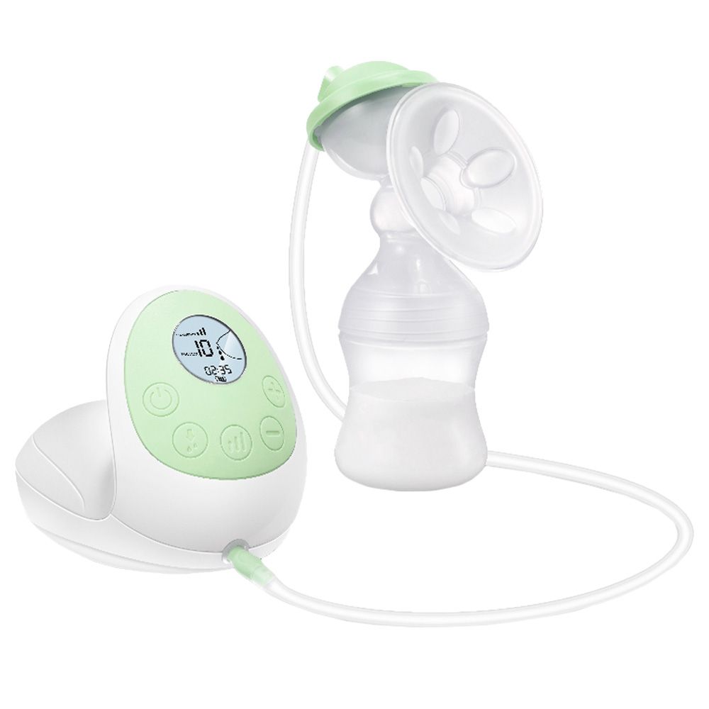 Spectrum - Electric Rechargeable 2-in-1 Breast Pump - White/Green