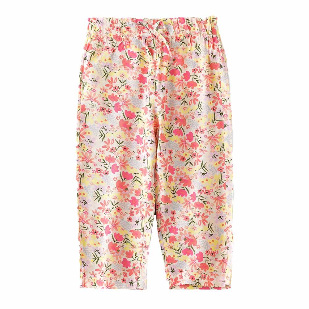 Jelliene - Breezy Blooms Flowy Viscose Pants