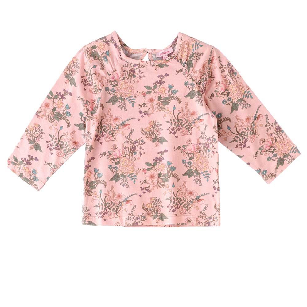 Jelliene - Girls Floral Comfortable Cotton T-Shirt