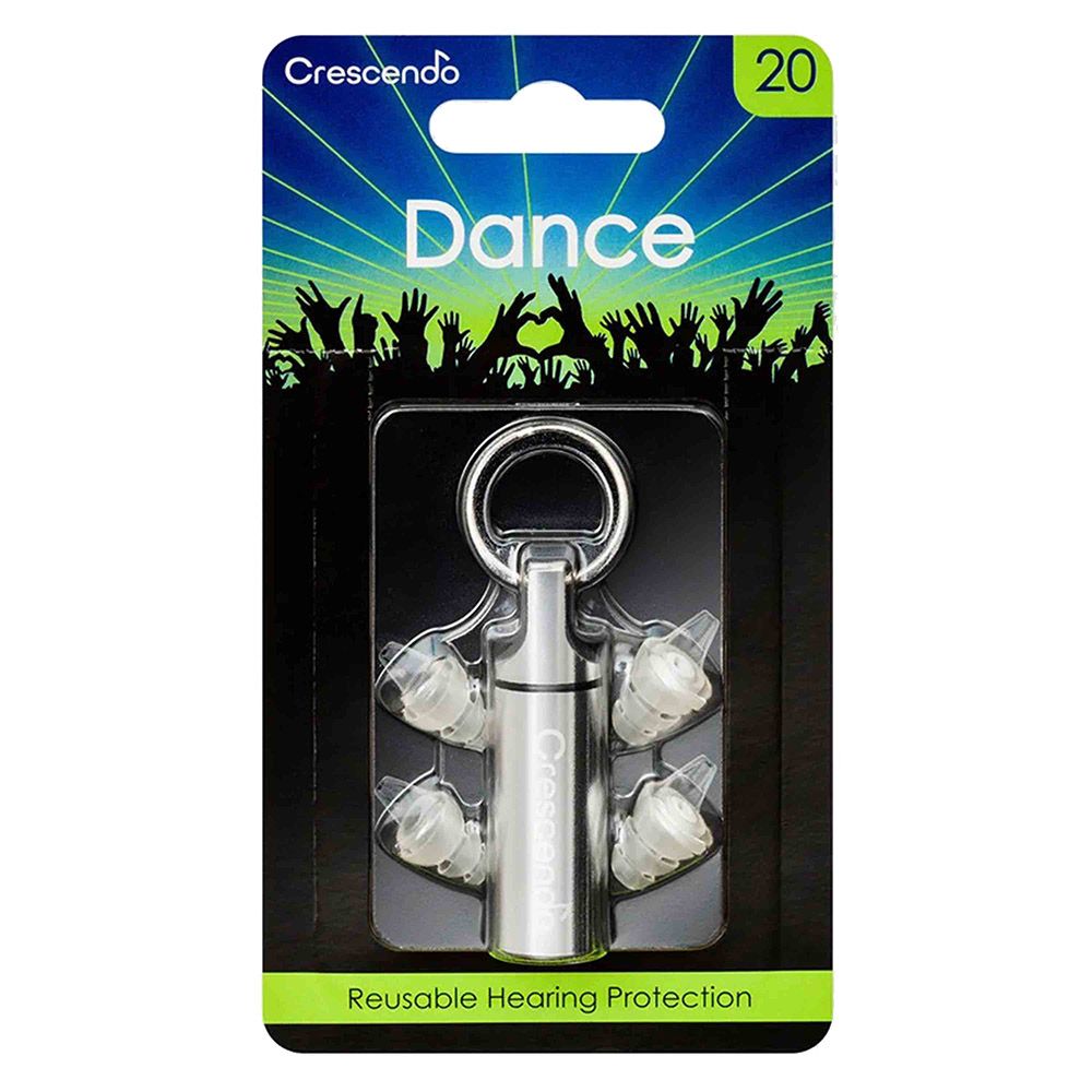 Crescendo - Dynamic Ear Company Dance 20 Reusable Ear Plugs - 3 Pcs