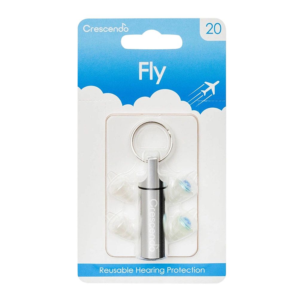 Crescendo - Dynamic Ear Company Fly 20 Reusable Ear Plugs - 3 Pcs