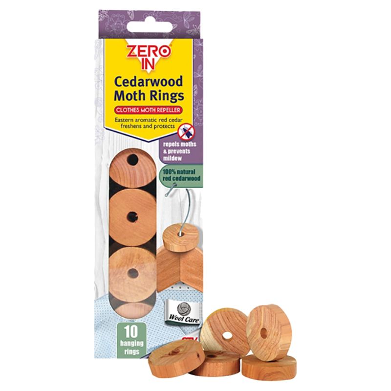 STV - Cedarwood Moth Repellent Hanging Ring - 10pcs