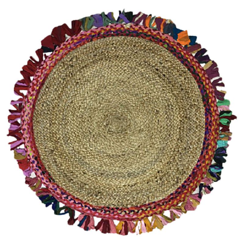 Cherrypick - Round Cotton Jute Rug