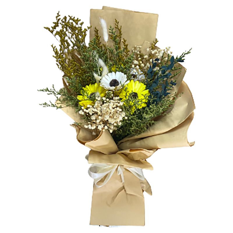 Eco Flowers - Dried Flowers Bouquet - Sunshine