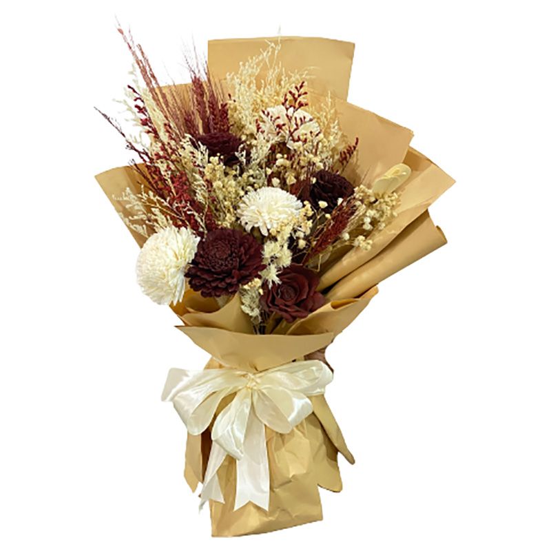 Eco Flowers - Dried Flowers Bouquet - Red Beloved