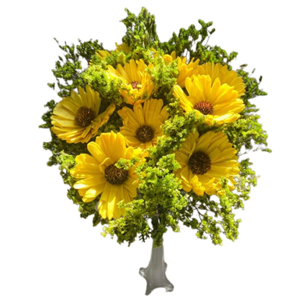 Eco Flowers - Yellow Blush Bouquet