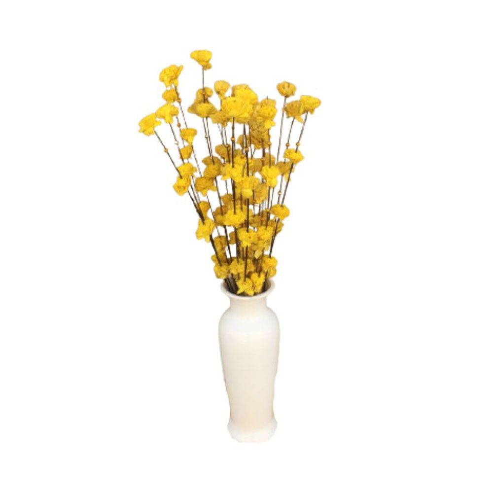 Eco Flowers - Coco Flowers Vase Filler - Yellow