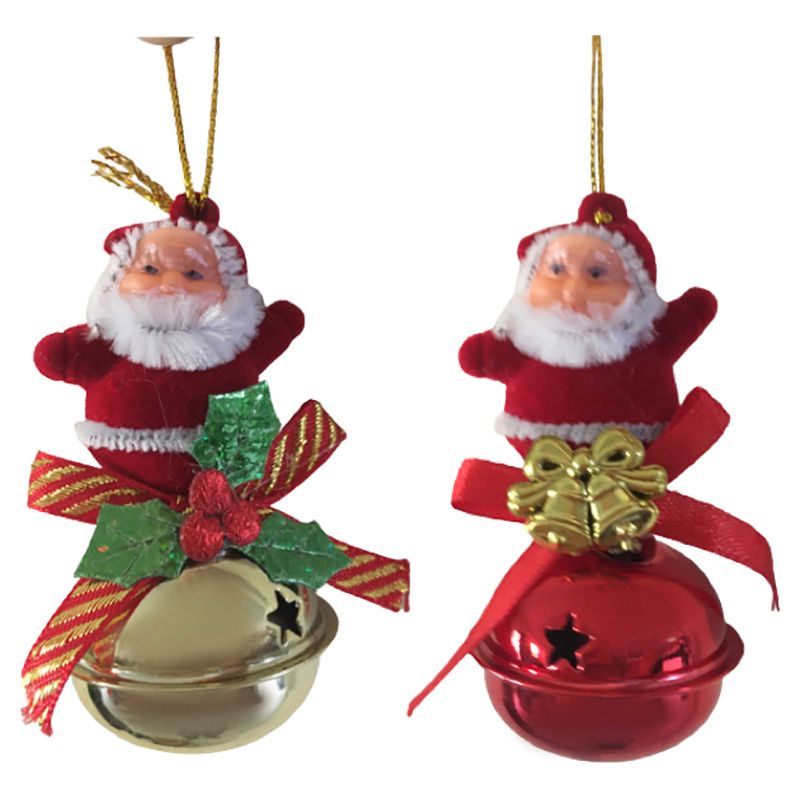 Merry Christmas - Christmas Santa Jingle Bell Hanging Decor