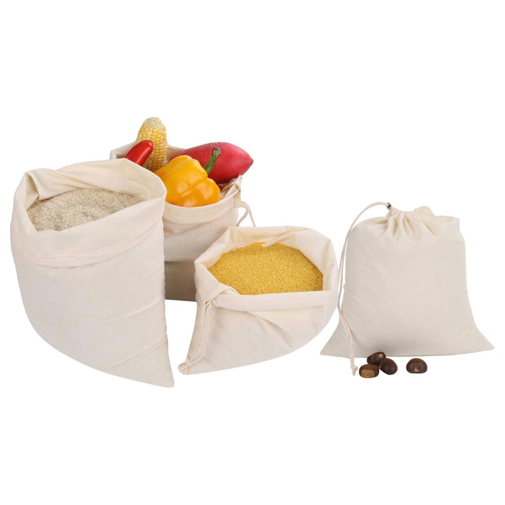 Cherrypick - Earth Friendly Cotton Drawstrings Bag 5pc-Set