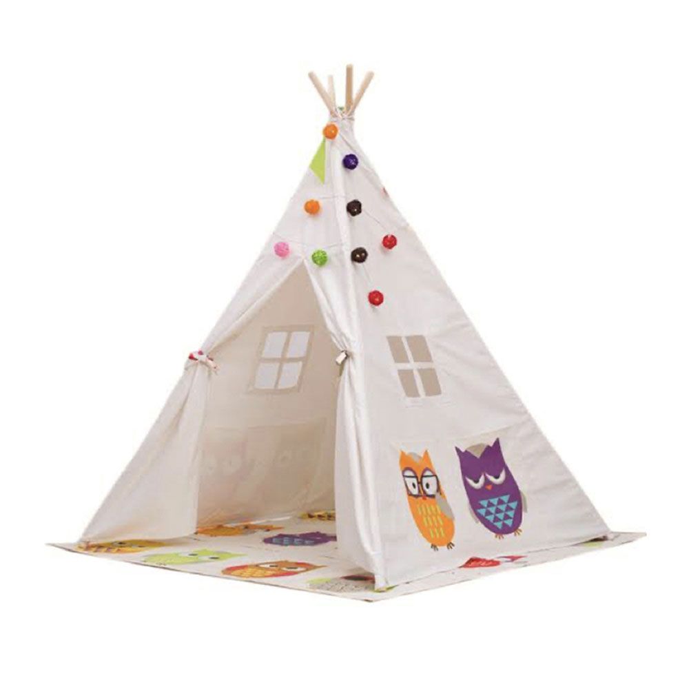 Mindset - Teepee Tent W/ Mat - Owl