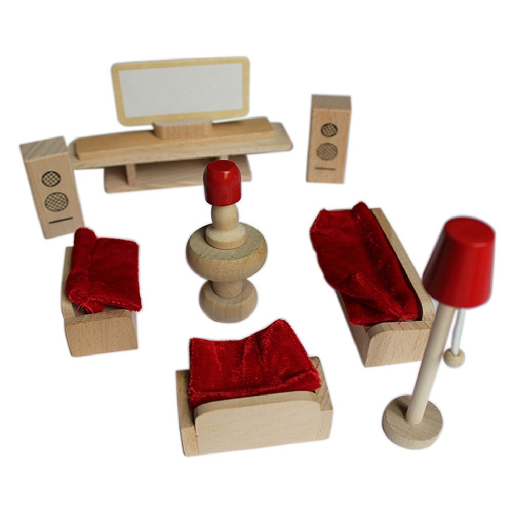 Mindset - Mini Furniture Drawing Room - Red