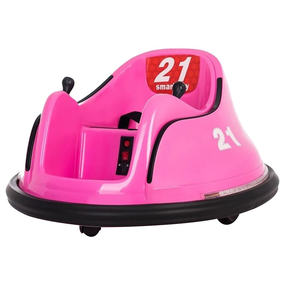 Megastar Ride On R C Electric 6V Drift Swingster Baby Car Pink