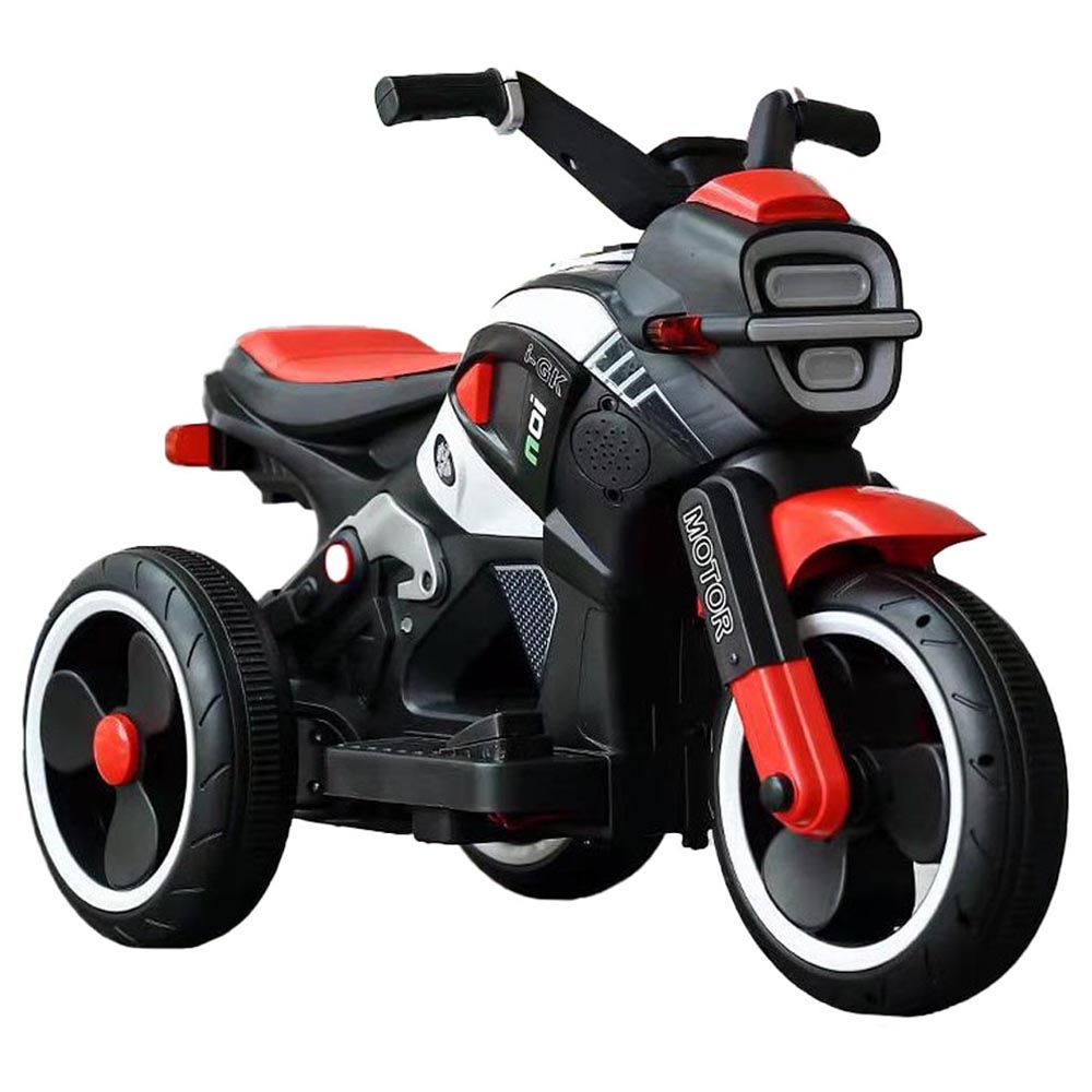 Megastar - Ride-on Rapid Fire Motorcycle Trike For Kids 6V - Red