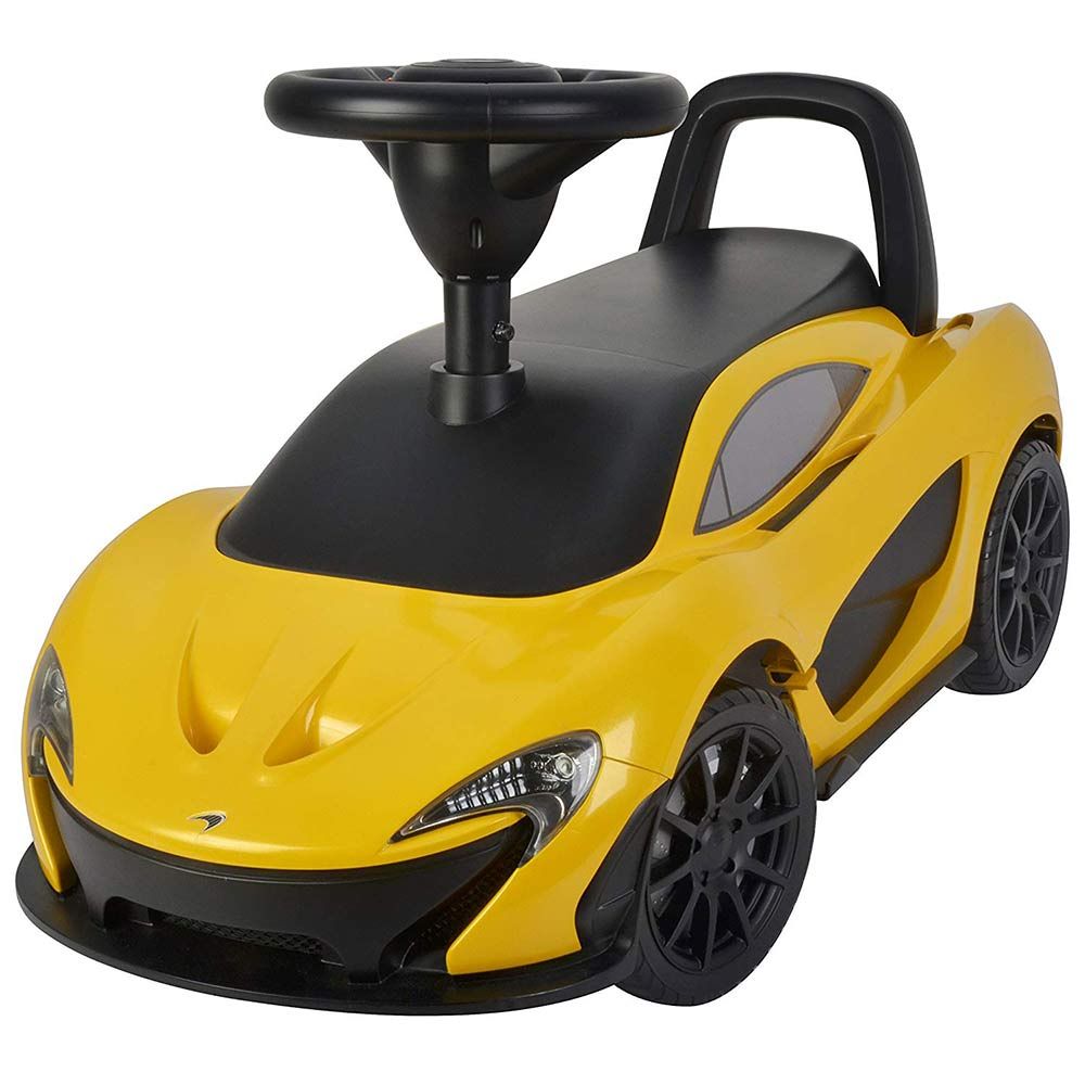 Megastar - Licensed Mc Larren Push Car - Yellow