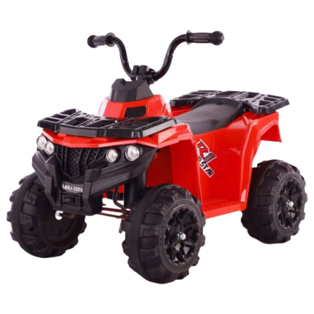 Megastar - Mini 6v Quad Bike For Young Off Roaders - Red