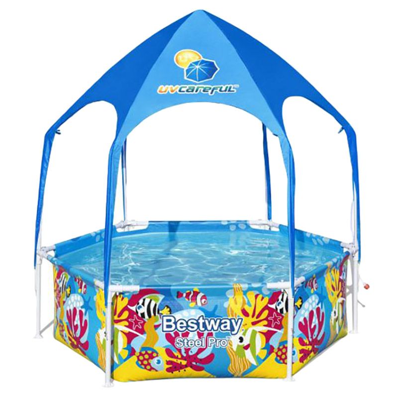 Bestway - Steel Pro Splash-In-Shade Above Ground Pool 183x51cm