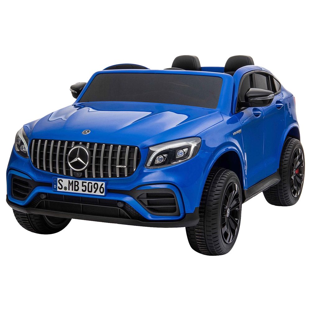 Megastar Licensed 12V Mercedes GLC63S with Rubber Tyre Blue