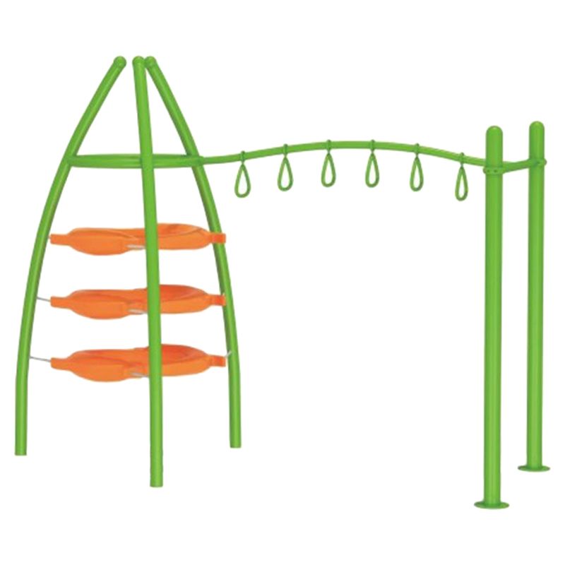 Megastar - Outdoors Kids Gym With Trapeze Swing Bars Playset