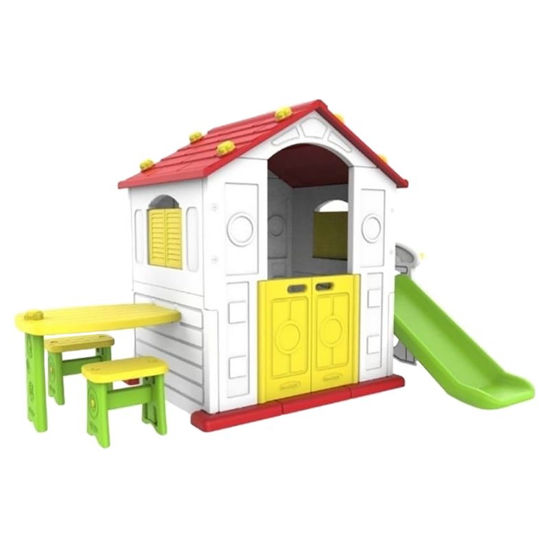 Megastar - Sunshine Playhouse w/ 3-in-1 Play Activities - Red White