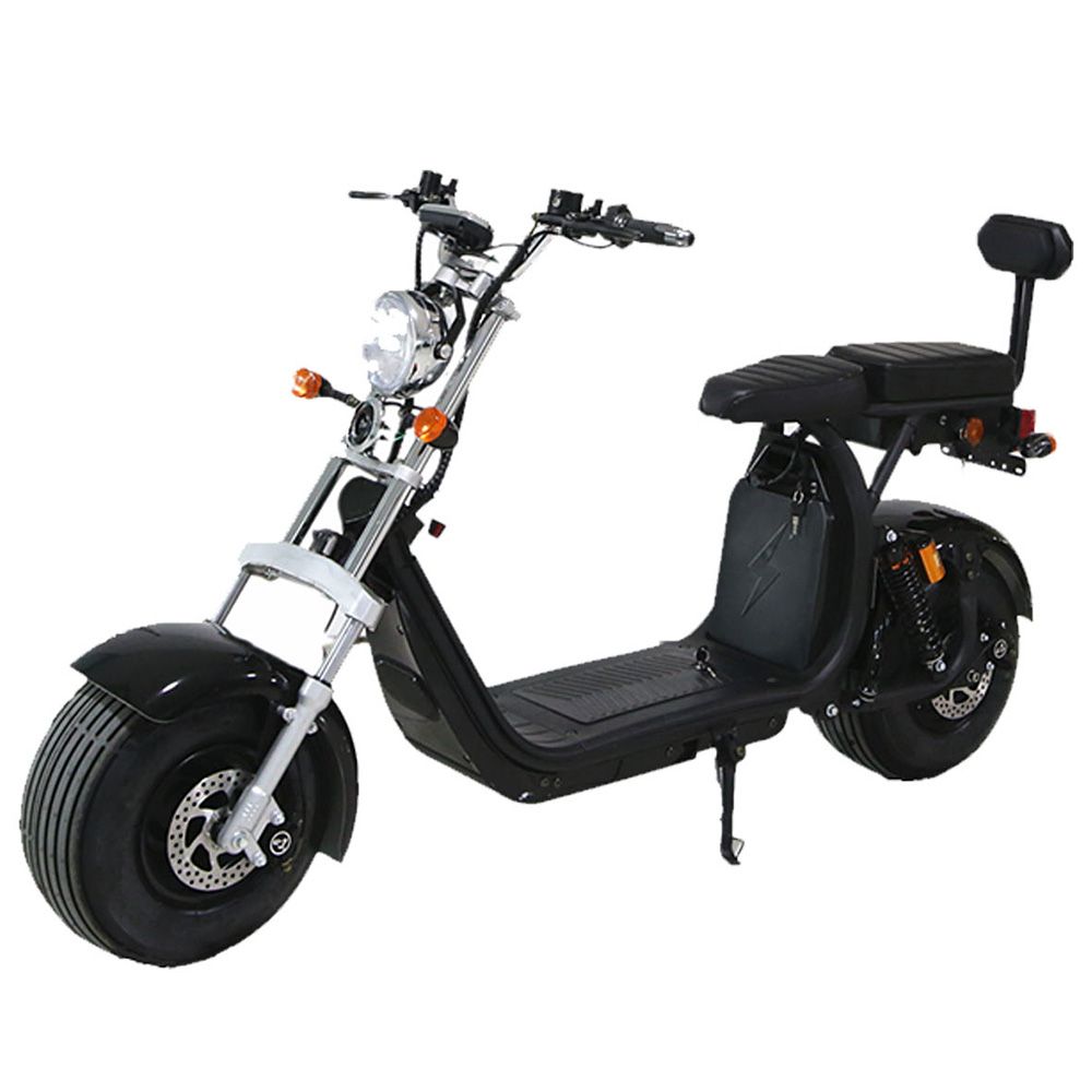 Megawheels - 60V Stylish Groovy Fat Tyre Scooter - Black