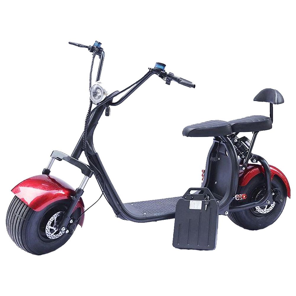 Megawheels - 60V Coco City Harley Urban Scooter - Red