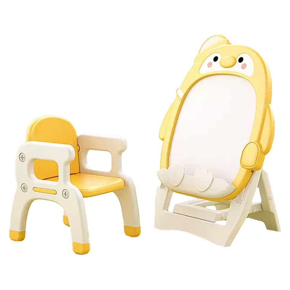 Megastar - My Penguin 2-in-1 Table/Chair & Activity Board - Yellow