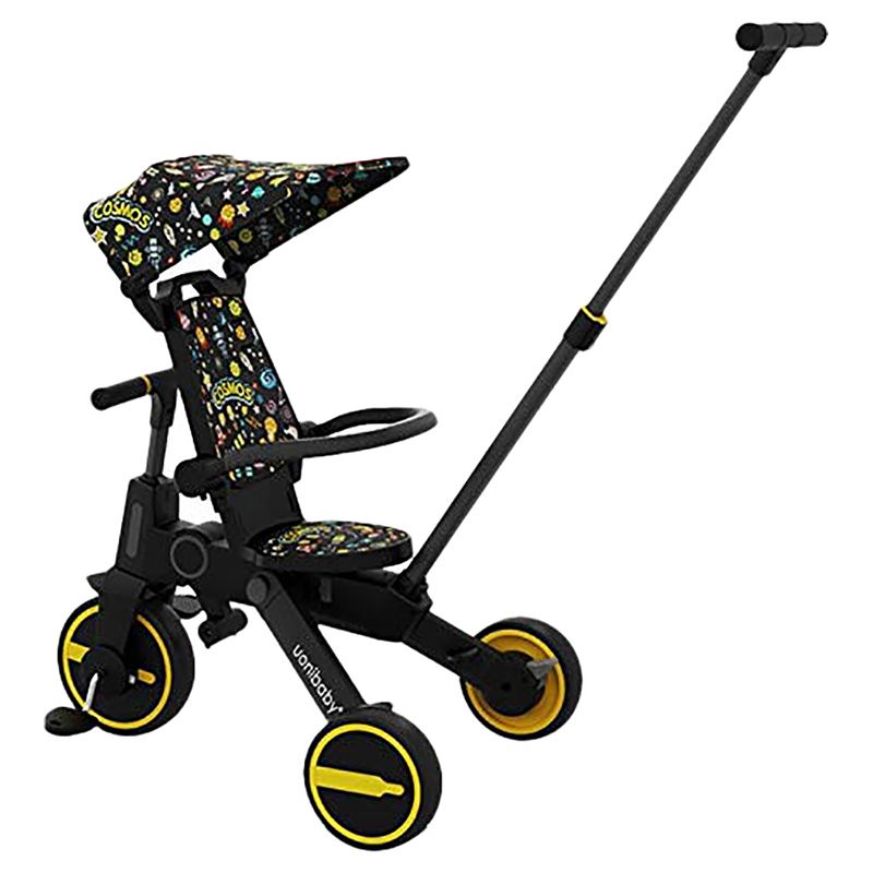 Megastar - 7-In-1 Foldable & Reversible Tricycle Stroller - Yellow