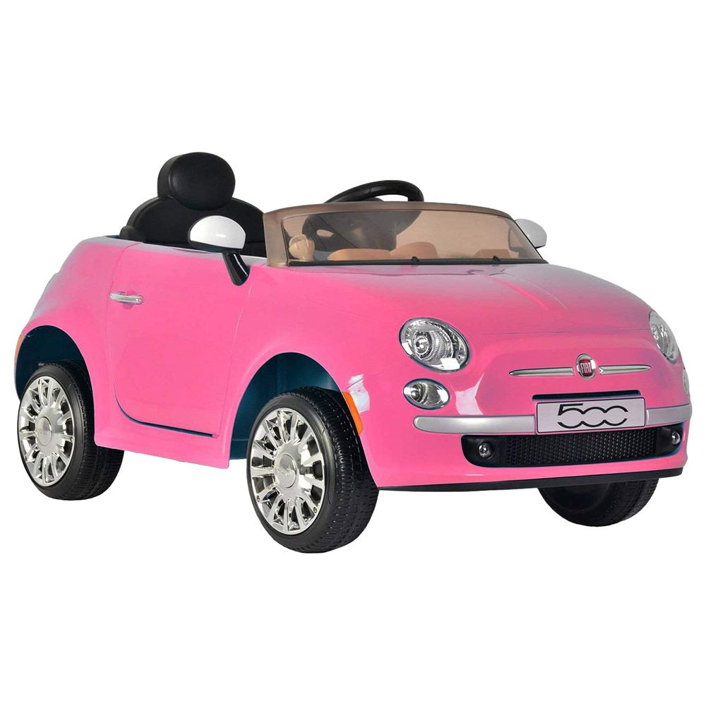 Megastar - 12V Fiat 500 Electric Ride On - Pink