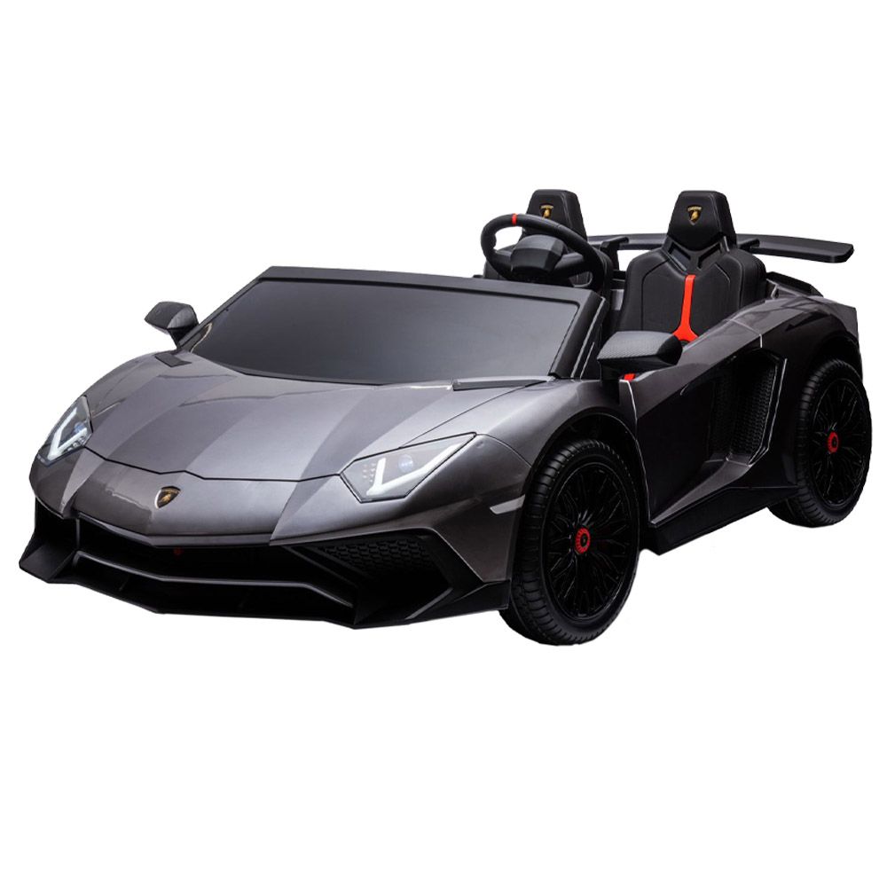 Megastar - Licensed 2 Seater Lamborghini Ride-On 24V - XXL - Grey