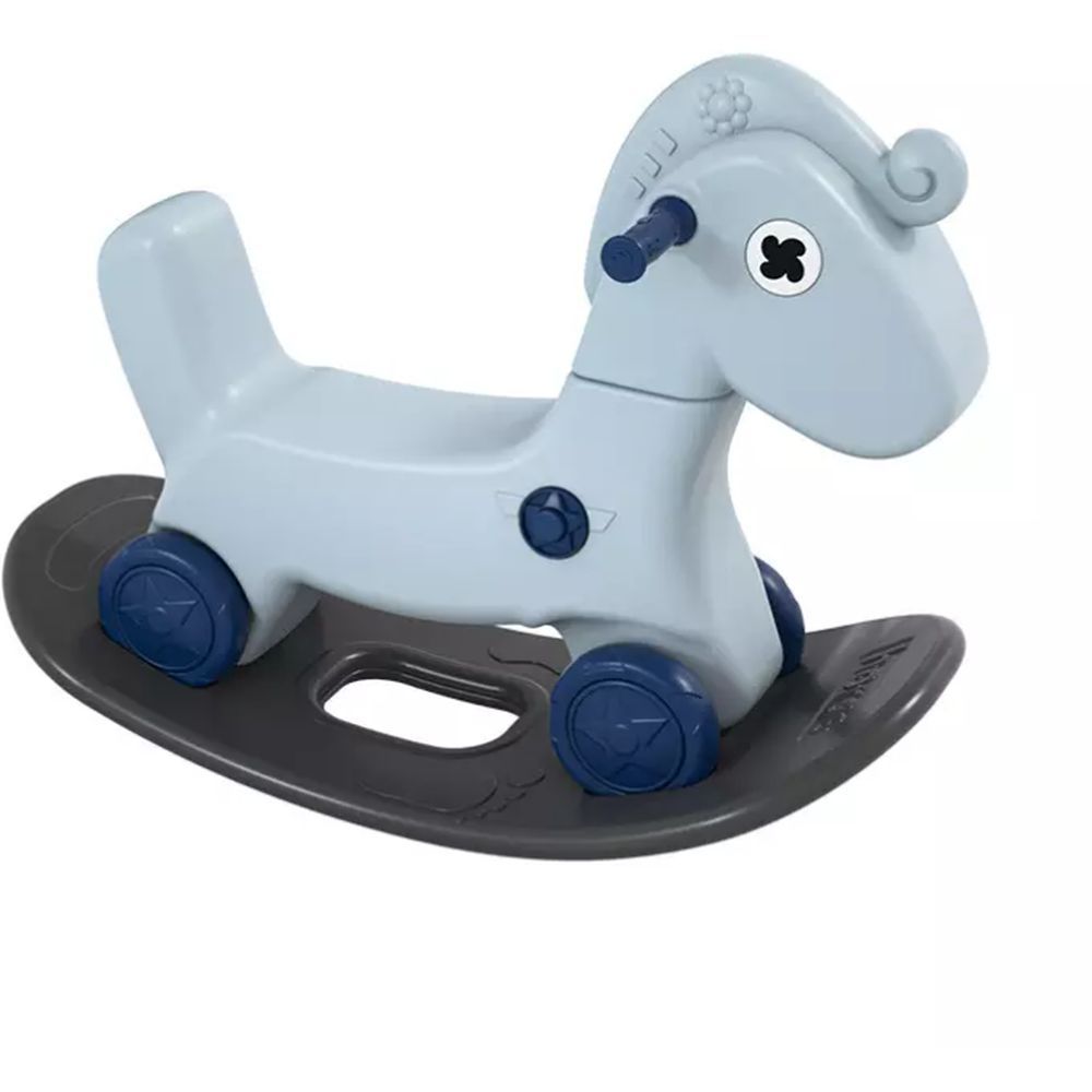 Megastar - My Baby Pony 2-in-1 Rocking Horse Walker Toy - Blue