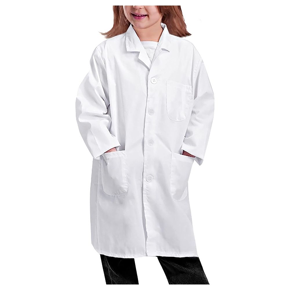 Mindset - Science Doctor Lab Coat For Kids Costume - White