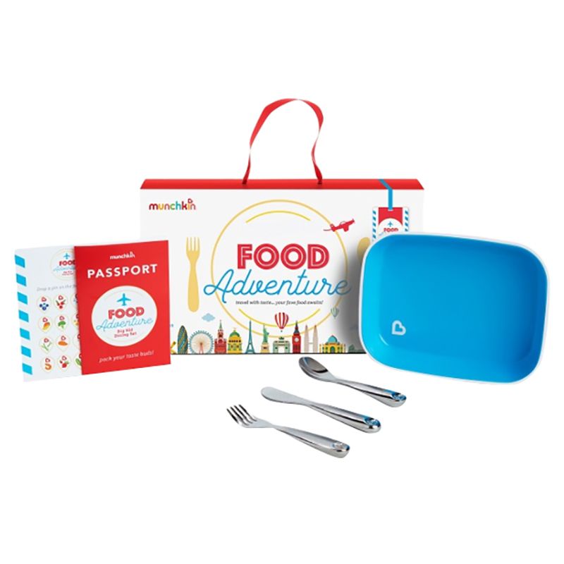 Munchkin - Food Adventure Splash Gift Set - Blue