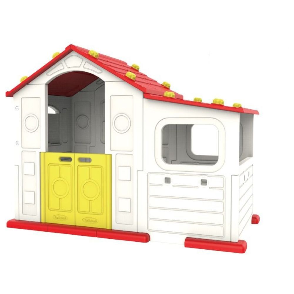 MYTS - Indoor Activity Playhouse W/ Play Cabin Red