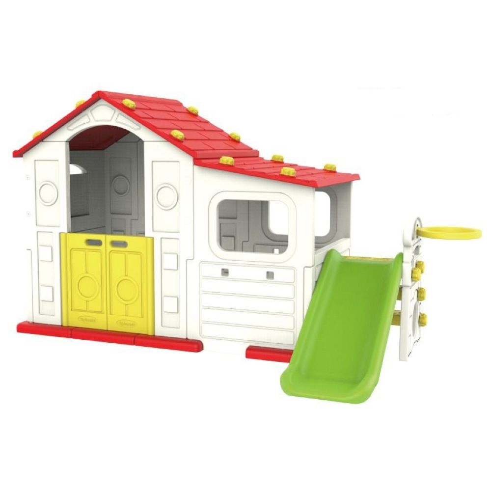 MYTS - Indoor Playhouse With Slide & Activity Area