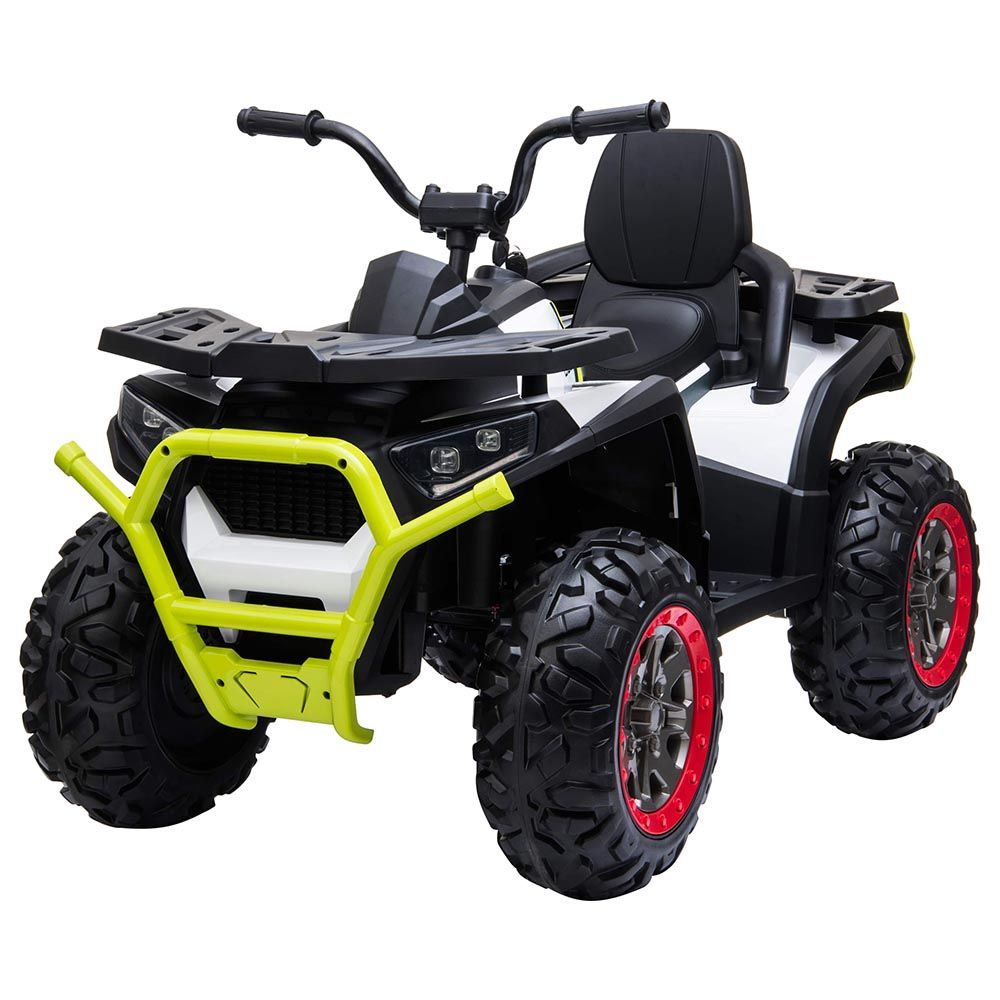 Myts - 12V Kids Electric ATV Quad Ride On - White