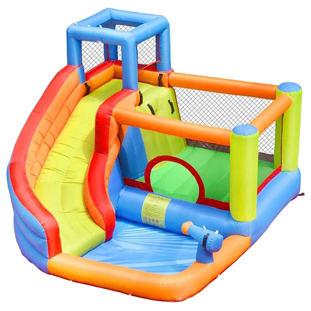 Myts - Inflatable Bounce House With Slide For Outdoor 