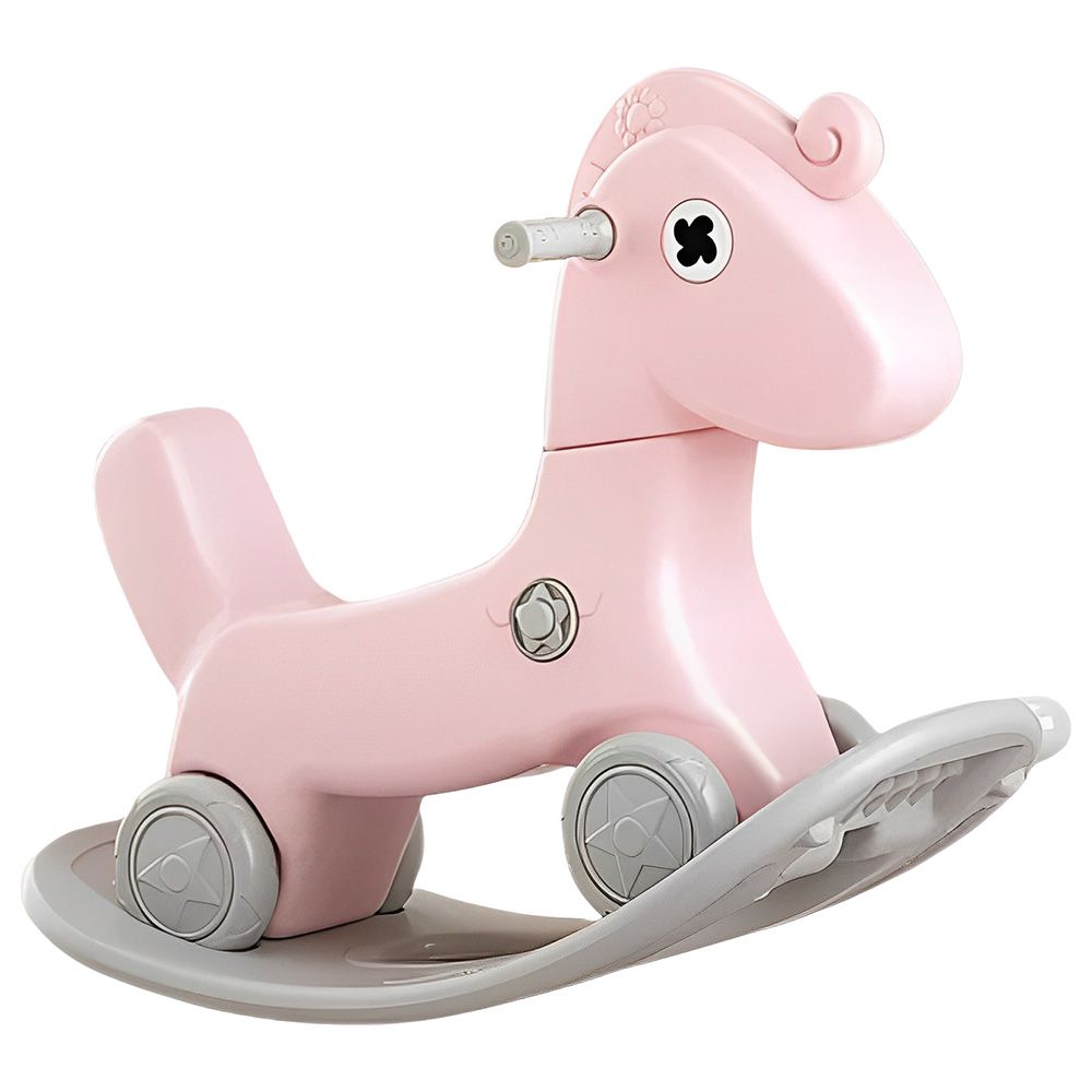 Myts - Rocking Multifunctional Horse For Kids - Pink