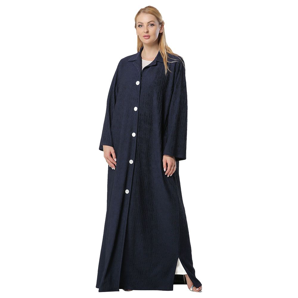 Moi Street - Navy Abaya w/ Pockets