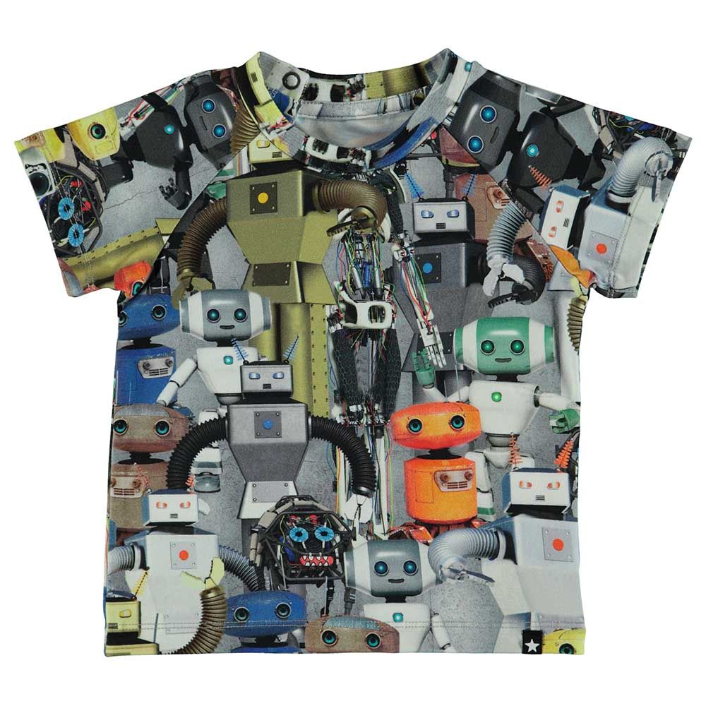 Molo - Emmett Robots Short Sleeves T-Shirt