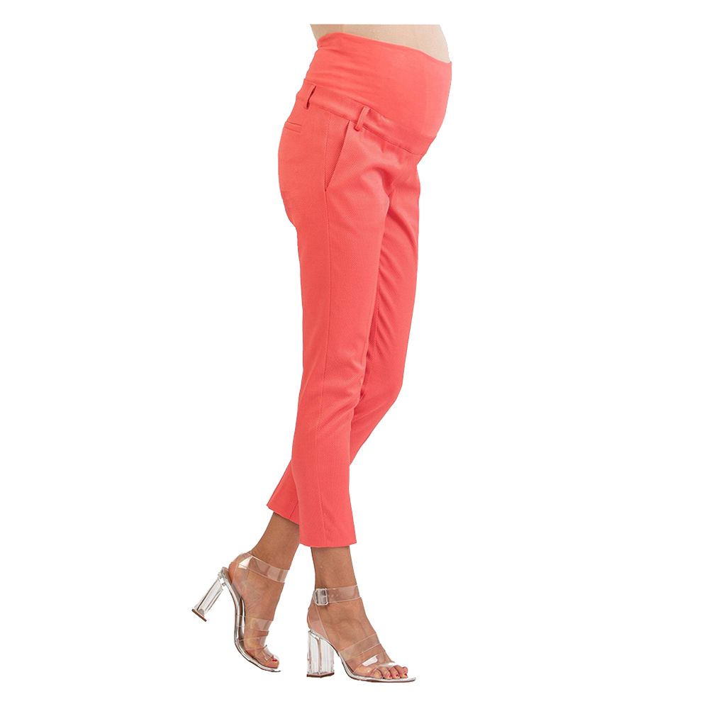 Mums & Bumps - Attesa Tailored Maternity Trousers - Coral