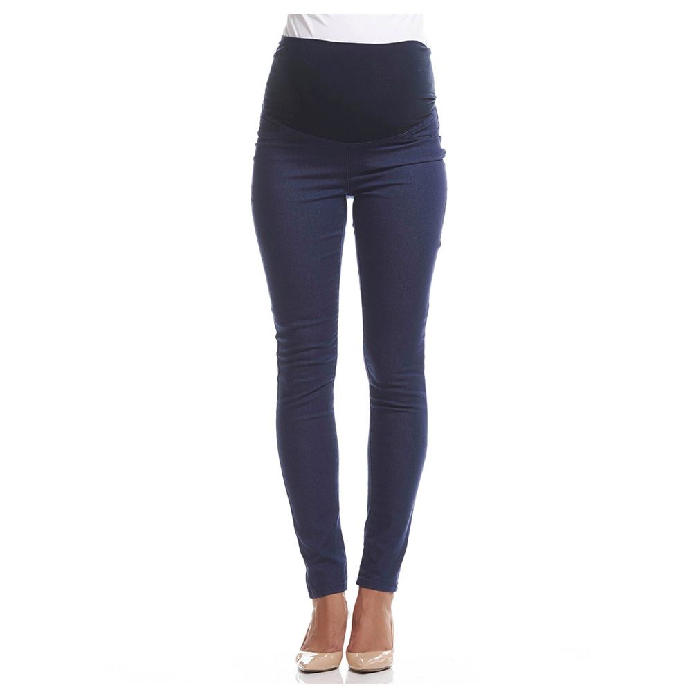 Mums & Bumps - Soon Coco Over Belly Super Stretch Maternity Jeans