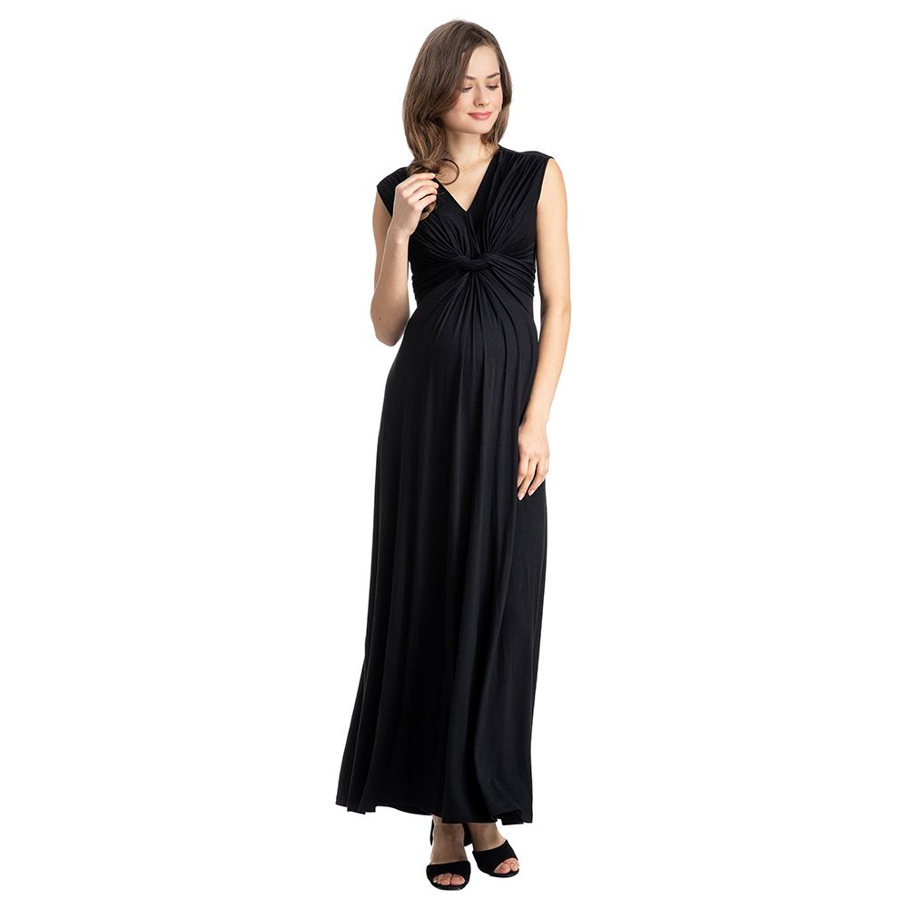 Mums & Bumps Pietro Brunelli Papaver Maternity Dress Black 