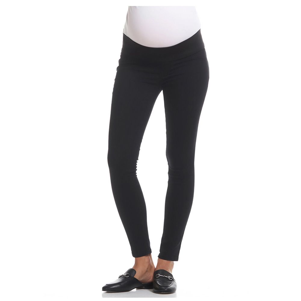 Mums & Bumps - Soon Coco Super Stretch Maternity Denim - Black