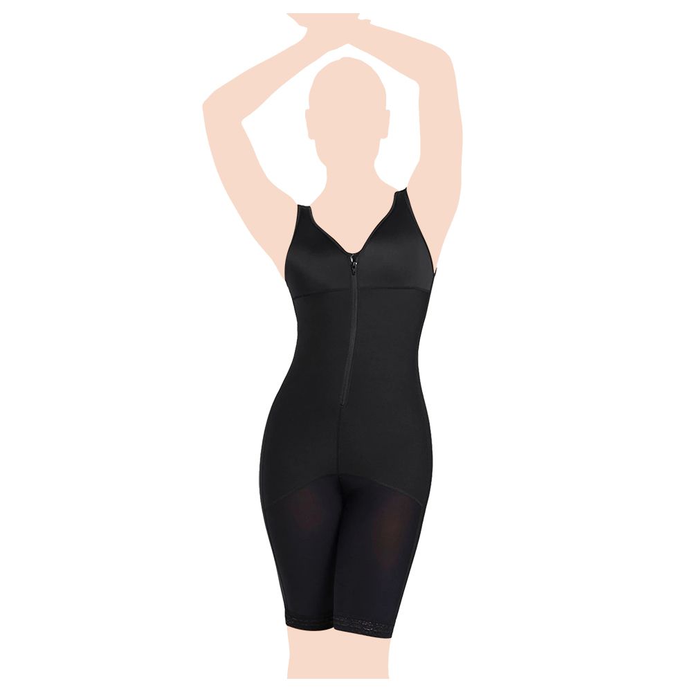 Mums & Bumps - Leonisa Full Bodysuit Slimming Shaper - Black