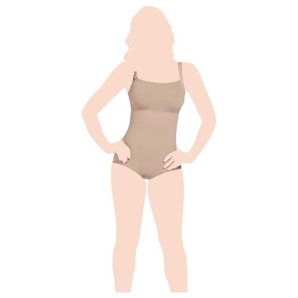 Mums & Bumps - Leonisa Supportive Bodysuit Shaper - Beige