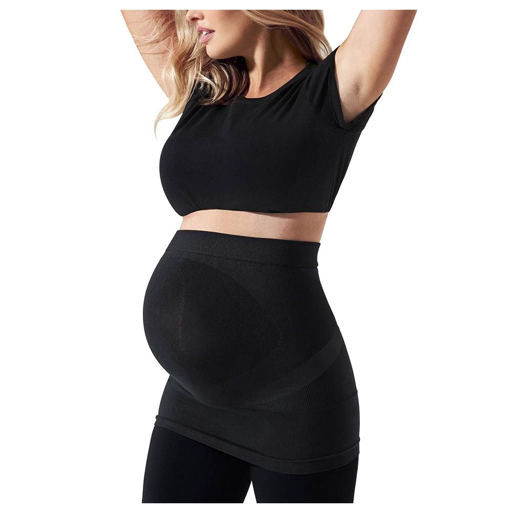 Mums & Bumps - Blanqi Built In Support Bellyband - Black